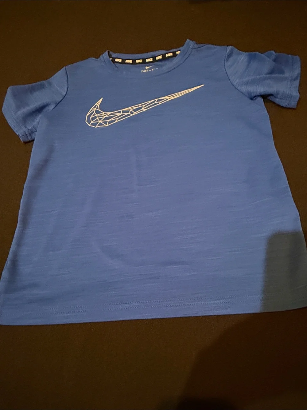 Nike Blue Short Sleeve Swoosh Tee